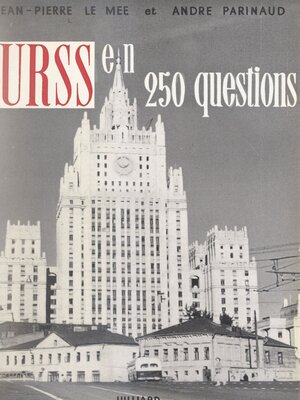 cover image of L'U.R.S.S. en 250 questions
